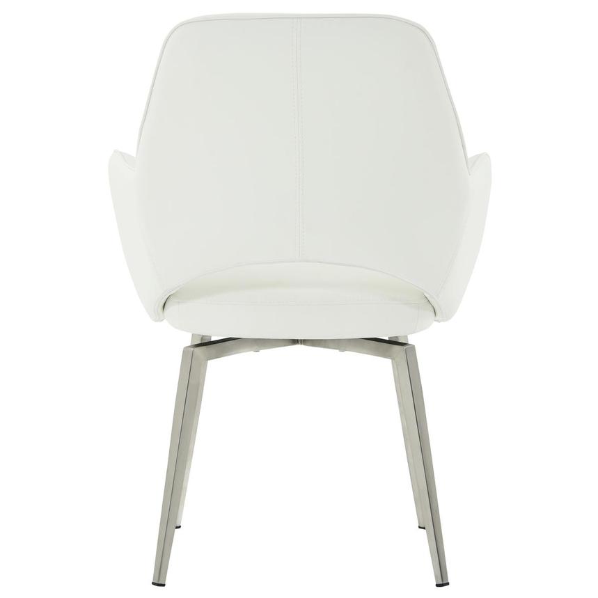 Finley White Swivel Side Chair  alternate image, 4 of 6 images.