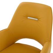 Finley Yellow Swivel Side Chair  alternate image, 5 of 6 images.