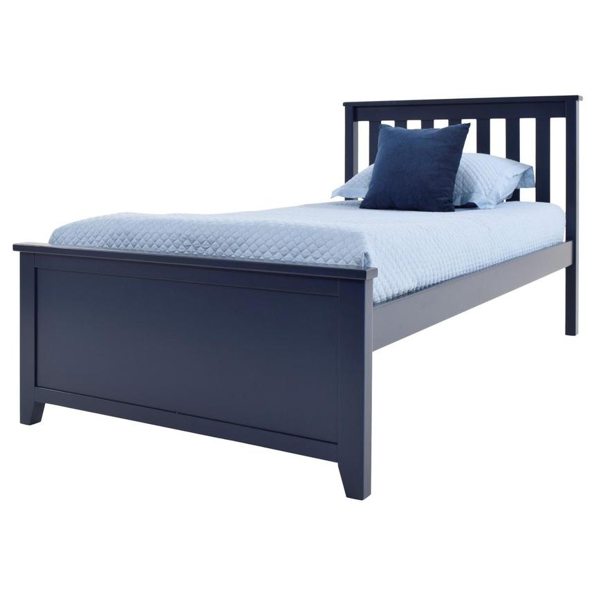 Haus Blue Twin Panel Bed  main image, 1 of 6 images.
