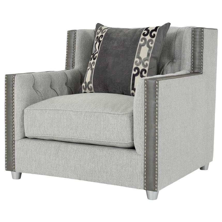 Sonia Gray Accent Chair  main image, 1 of 8 images.