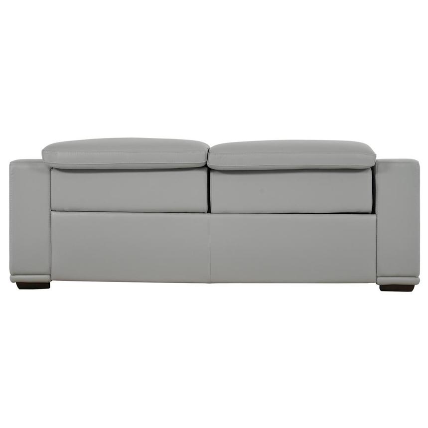Davis 2.0 Silver Leather Power Reclining Sofa  alternate image, 5 of 10 images.