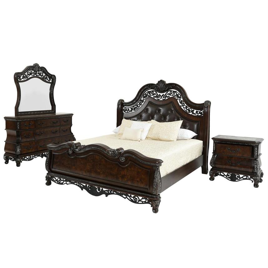 Monaco 4Piece King Bedroom Set El Dorado Furniture
