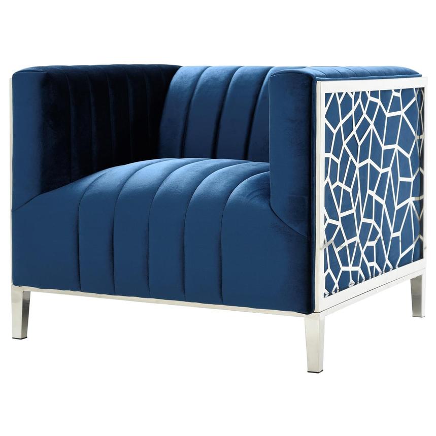 Conrad Blue Accent Chair  main image, 1 of 6 images.