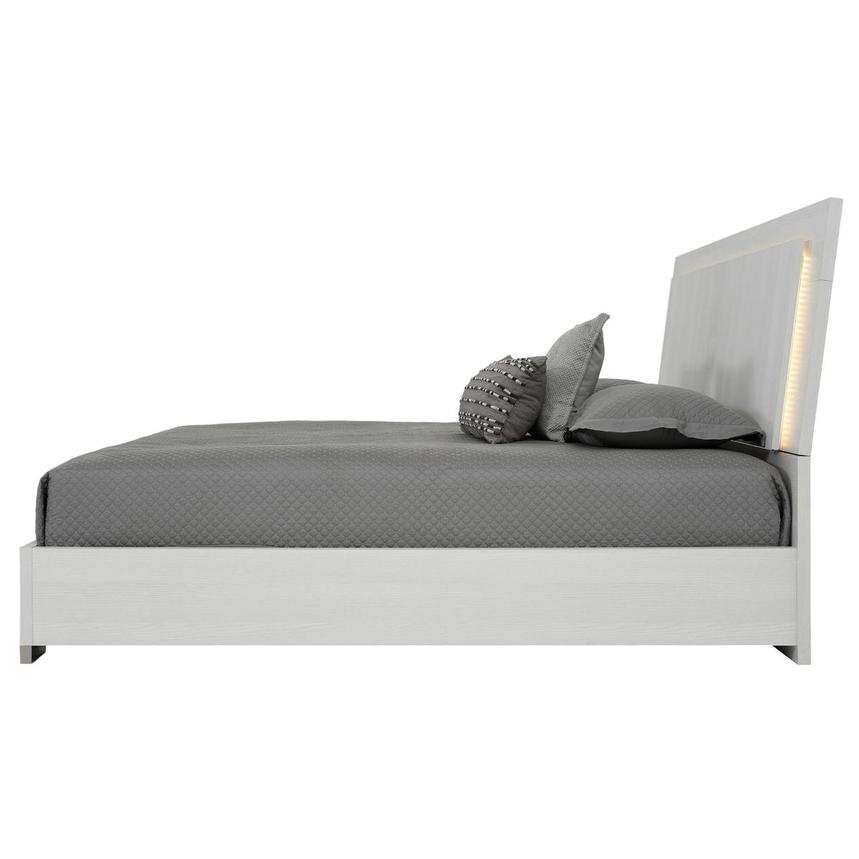 Tivo White King Panel Bed alternate image, 4 of 7 images.
