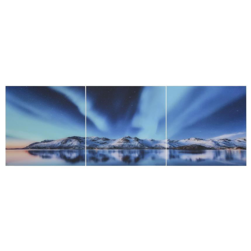 Northern Lights Set of 3 Acrylic Wall Art  main image, 1 of 5 images.