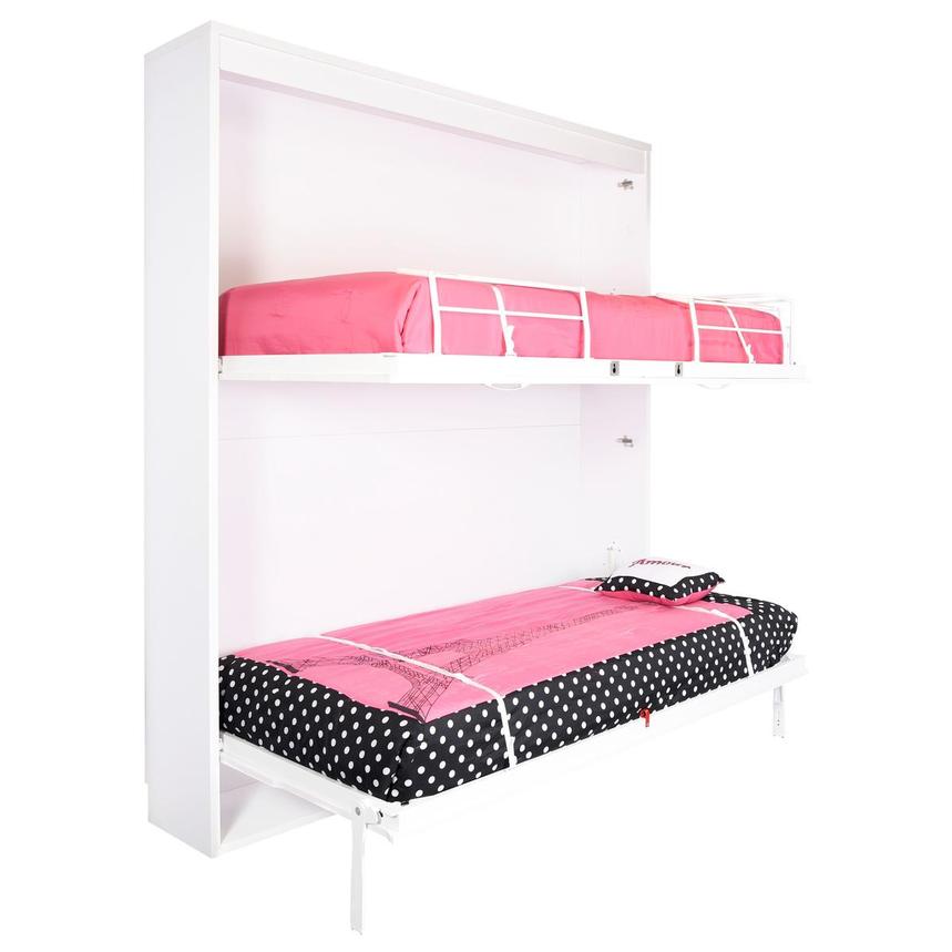 twin over full bunk bed with mattress included