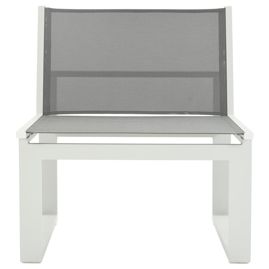 Alu'/Sling Gray Armless Chair  alternate image, 2 of 7 images.