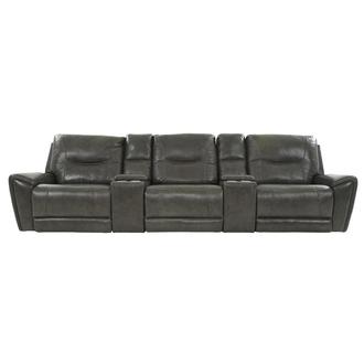 London Home Theater Leather Seating with 5PCS/3PWR