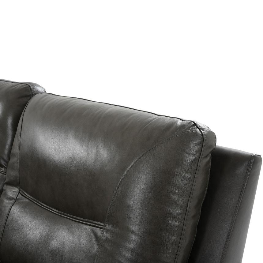 London Leather Power Reclining Sectional with 5PCS/3PWR  alternate image, 6 of 9 images.