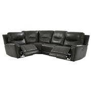 London Leather Power Reclining Sectional  alternate image, 2 of 9 images.