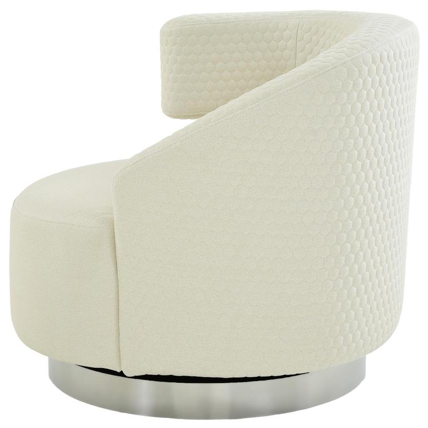 Okru II Cream Swivel Chair  alternate image, 3 of 9 images.