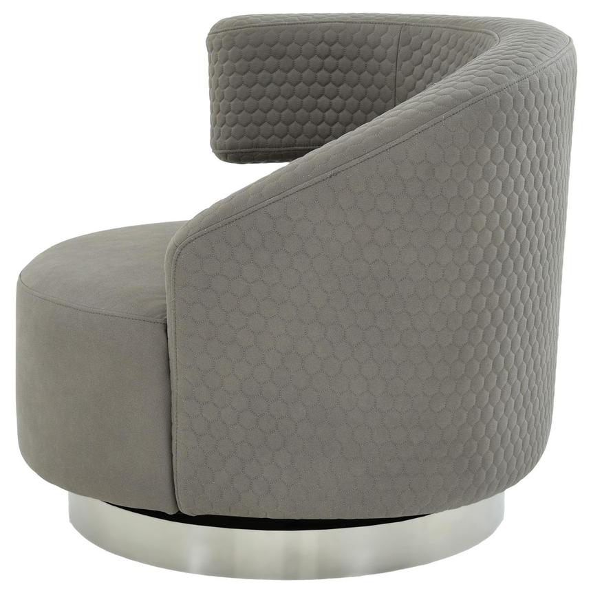 Okru II Light Gray Accent Chair w/2 Pillows  alternate image, 4 of 11 images.