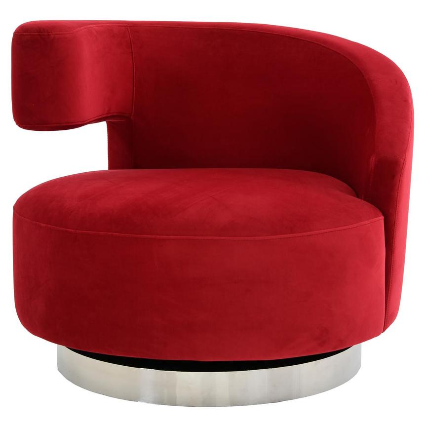 Okru II Red Accent Chair  main image, 1 of 8 images.