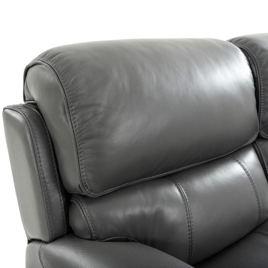 Cody Gray Leather Power Reclining Sofa  alternate image, 6 of 10 images.
