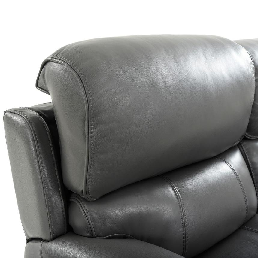 Cody Gray Leather Power Reclining Sofa  alternate image, 7 of 10 images.