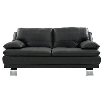 Rio Dark Gray Leather Sofa El Dorado Furniture