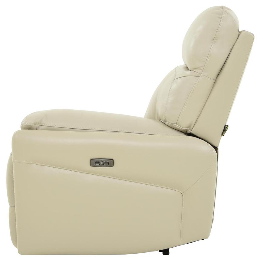 Benz Cream Right Power Recliner  alternate image, 3 of 5 images.