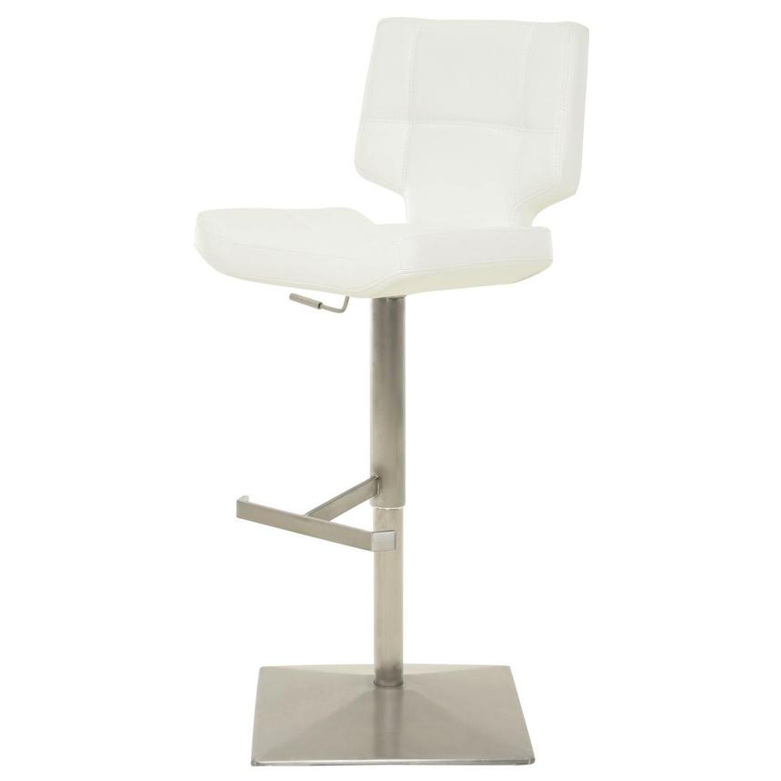 Emely White Adjustable Stool  main image, 1 of 10 images.