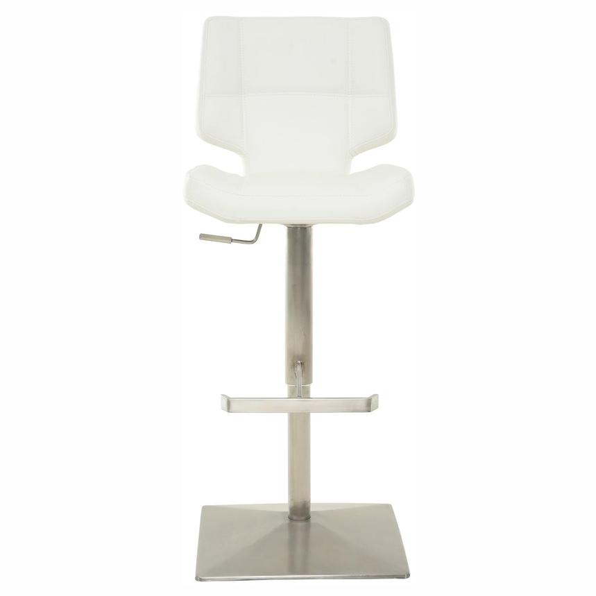 Emely White Adjustable Stool  alternate image, 2 of 10 images.