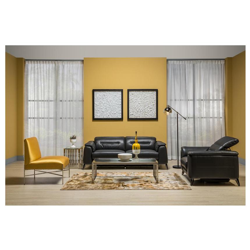 Anabel Gray Leather Power Reclining Sectional with 6PCS/3PWR  alternate image, 2 of 13 images.