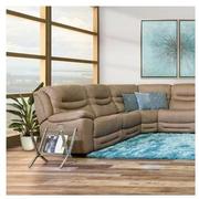Dan Cream Home Theater Seating with 5PCS/2PWR  alternate image, 2 of 10 images.