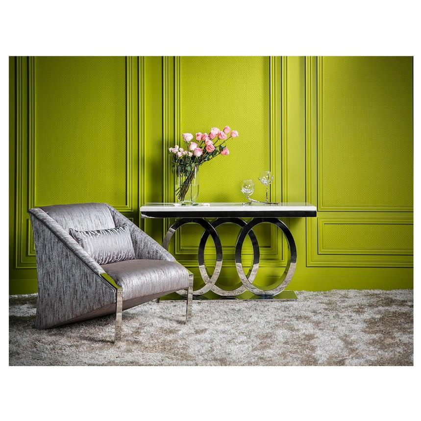 Lillian Silver Console Table  alternate image, 2 of 6 images.