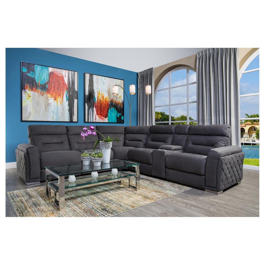 Kim Gray Home Theater Seating With 5pcs 2pwr El Dorado Furniture