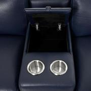 Charlie Blue Home Theater Leather Seating with 5PCS/2PWR  alternate image, 10 of 13 images.