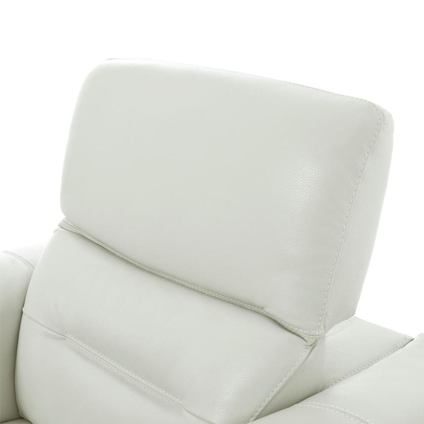 Anabel White Leather Chair  alternate image, 6 of 11 images.