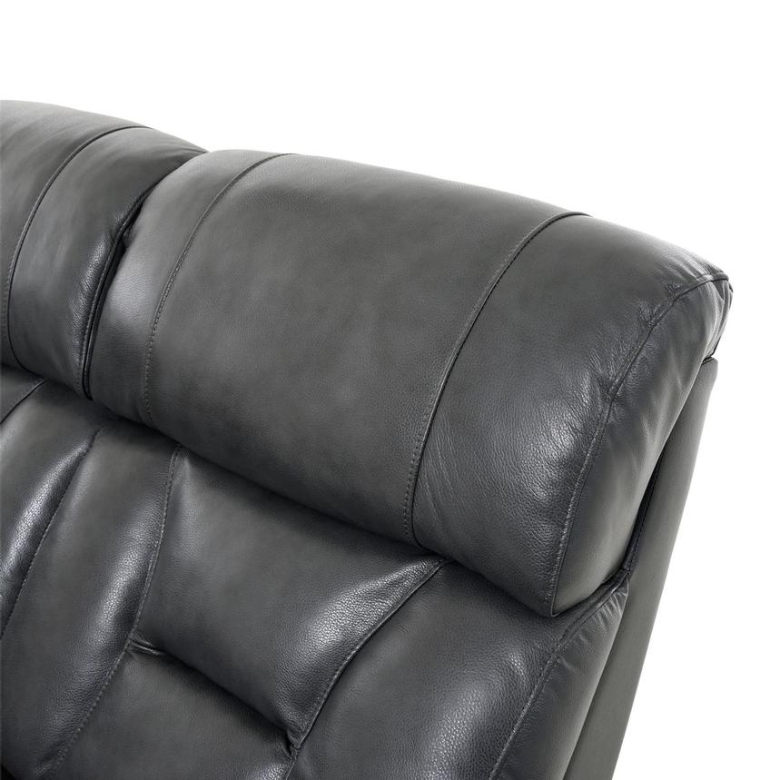 Gio Gray Leather Power Reclining Sectional with 6PCS/3PWR  alternate image, 6 of 18 images.