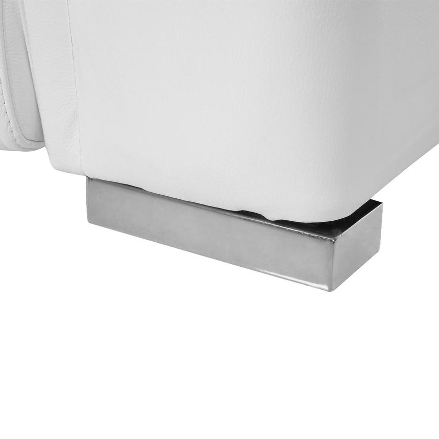 Charlette White Leather Power Reclining Sofa  alternate image, 13 of 15 images.