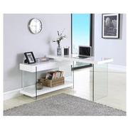 Cherish White L-Shaped Desk  alternate image, 2 of 10 images.