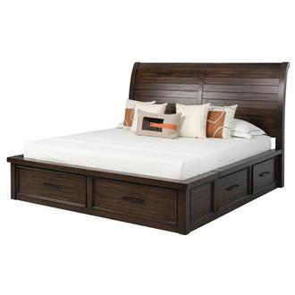 Justin Brown King Storage Bed