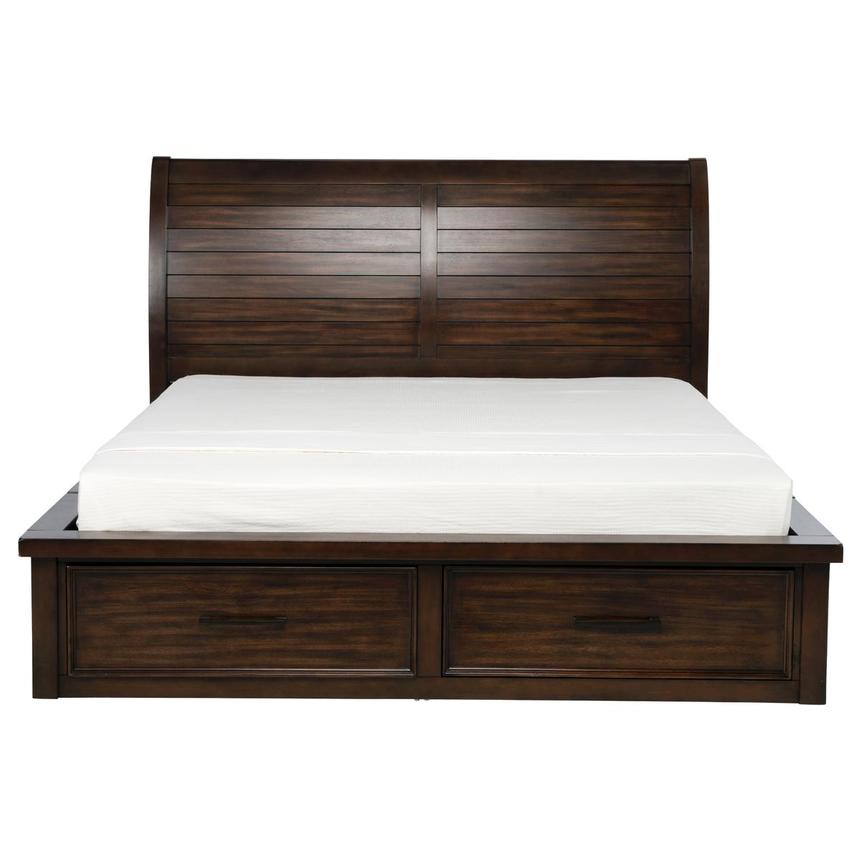 Justin Brown King Storage Bed  alternate image, 4 of 9 images.