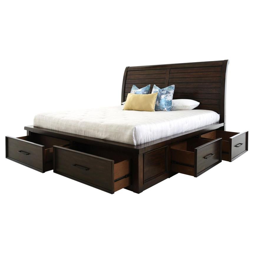 Justin King Storage Bed | El Dorado Furniture