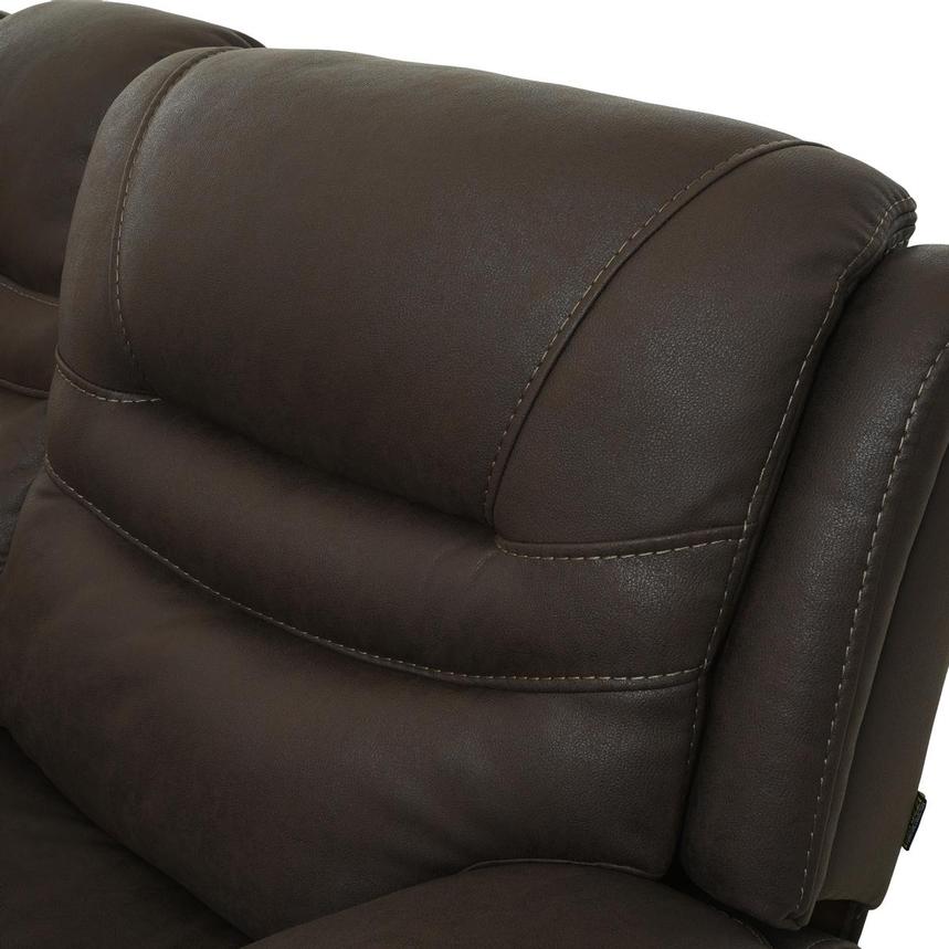 Dan Brown Power Reclining Sofa w/Console  alternate image, 9 of 15 images.