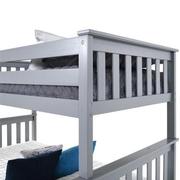 Ayden Gray Twin Over Full Bunk Bed  alternate image, 5 of 6 images.