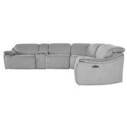 Dallas Power Reclining Sectional with 6PCS/2PWR  alternate image, 3 of 6 images.