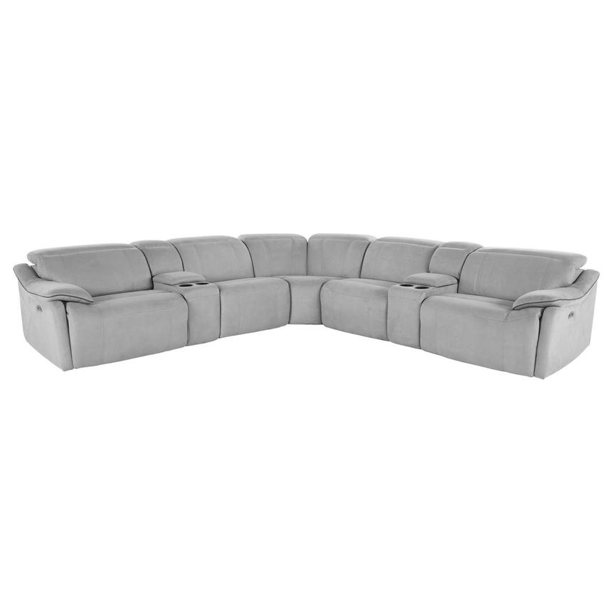 Dallas Power Reclining Sectional with 7PCS/3PWR  main image, 1 of 7 images.