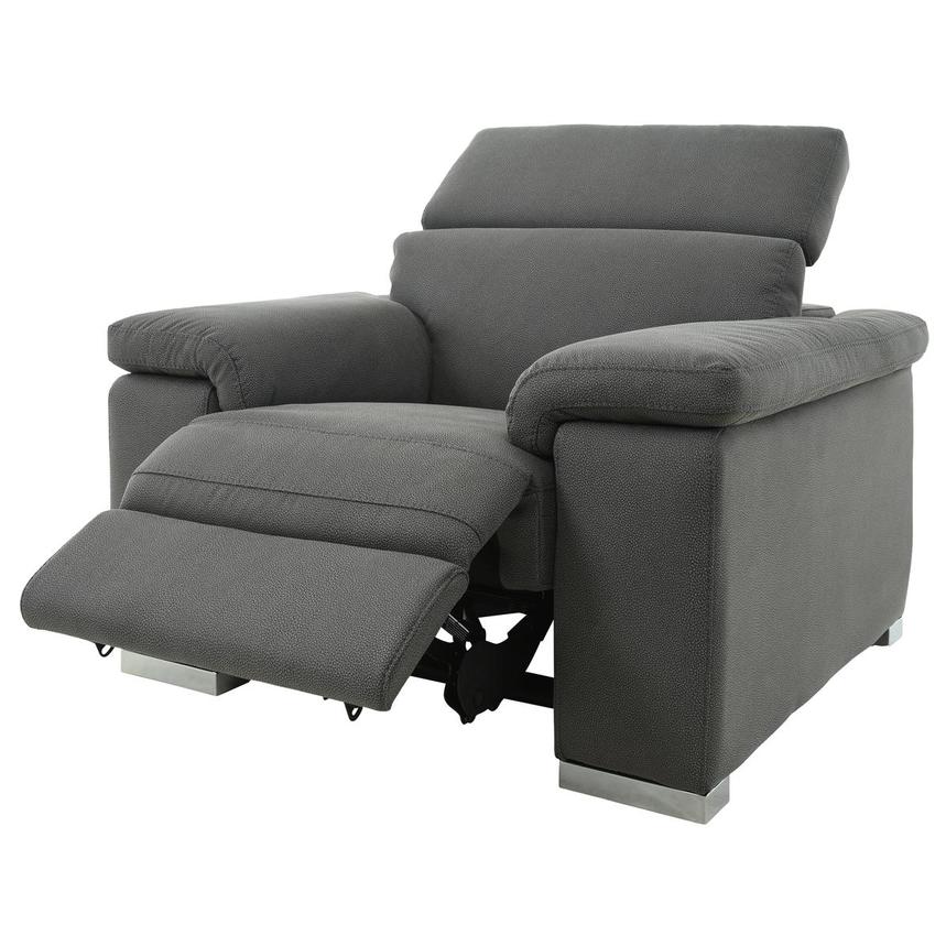 Karly Dark Gray Power Recliner  alternate image, 4 of 14 images.