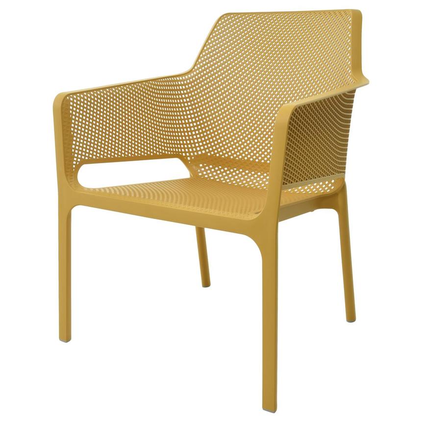 Net Yellow Accent Chair  alternate image, 3 of 10 images.