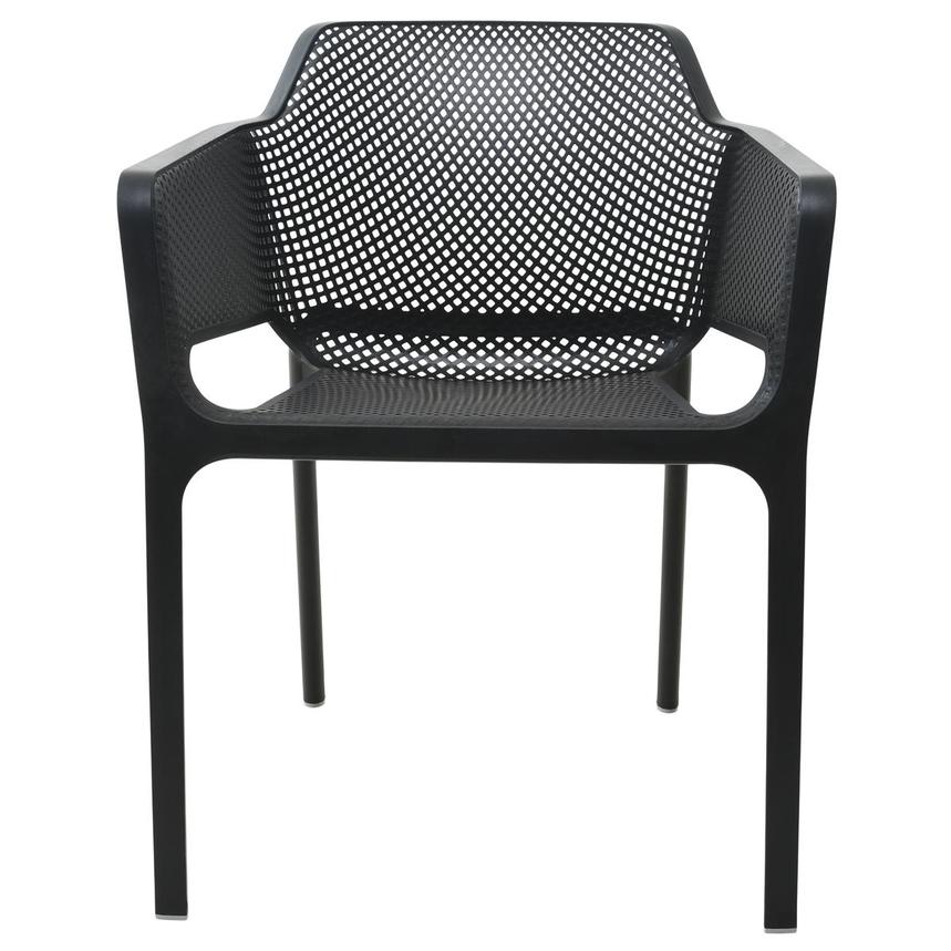 Net Dark Gray Arm Chair  main image, 1 of 9 images.