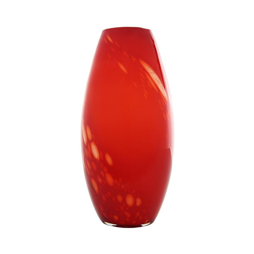 Splash Red Large Glass Vase  main image, 1 of 3 images.