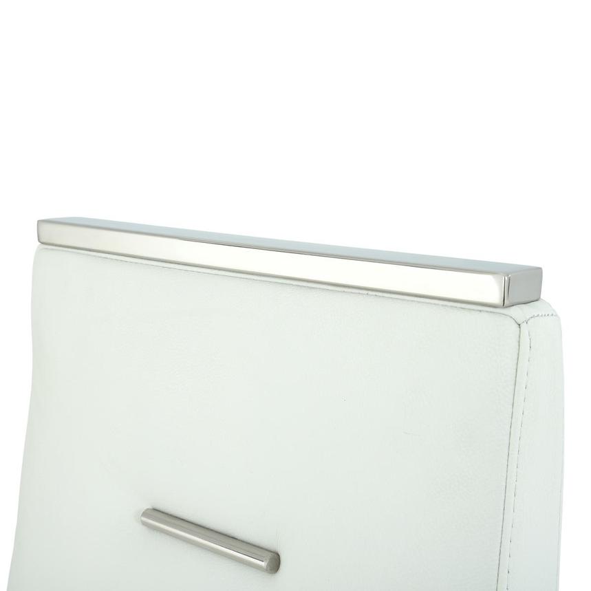 Hyde Leather White Leather Adjustable Stool  alternate image, 10 of 13 images.