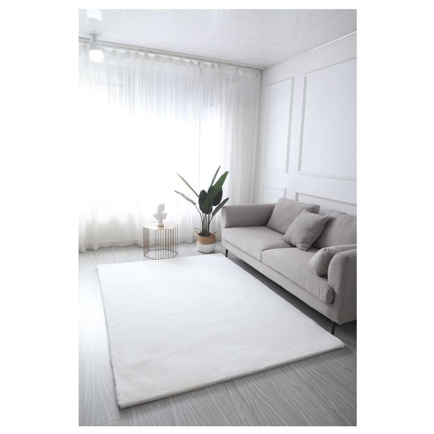 Bash White 5' x 7' Area Rug alternate image, 2 of 5 images.