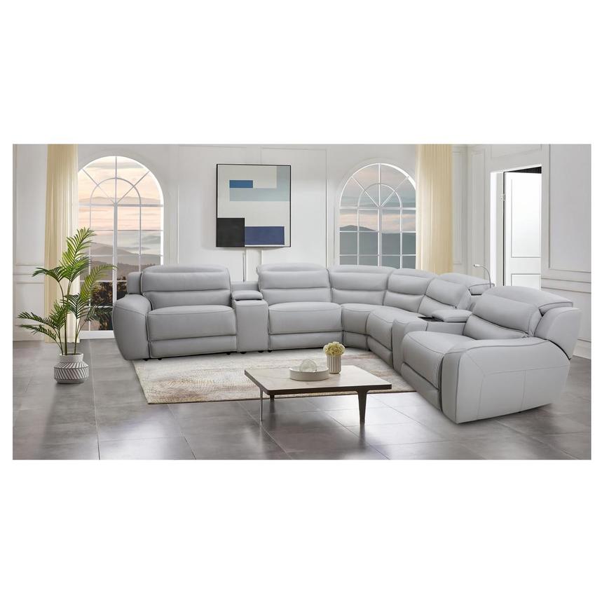 Cosmo ll Home Theater Leather Seating with 5PCS/2PWR  alternate image, 2 of 24 images.