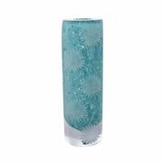 Cloe Turquoise Glass Vase  main image, 1 of 5 images.