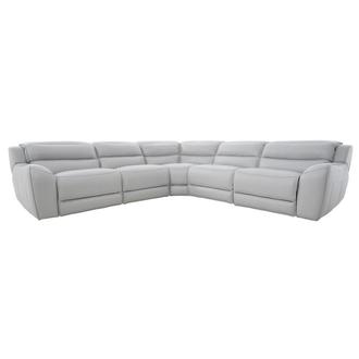 Cosmo II Leather Power Reclining Sectional with 5PCS/3PWR
