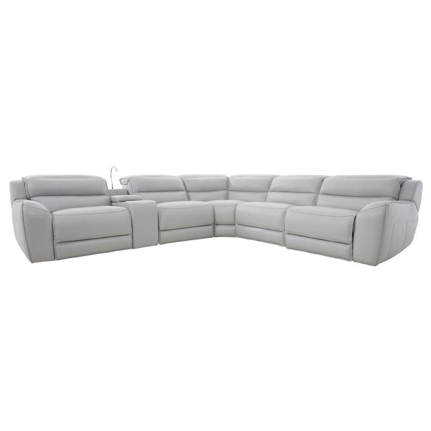 Cosmo ll Leather Power Reclining Sectional with 6PCS/2PWR  main image, 1 of 23 images.