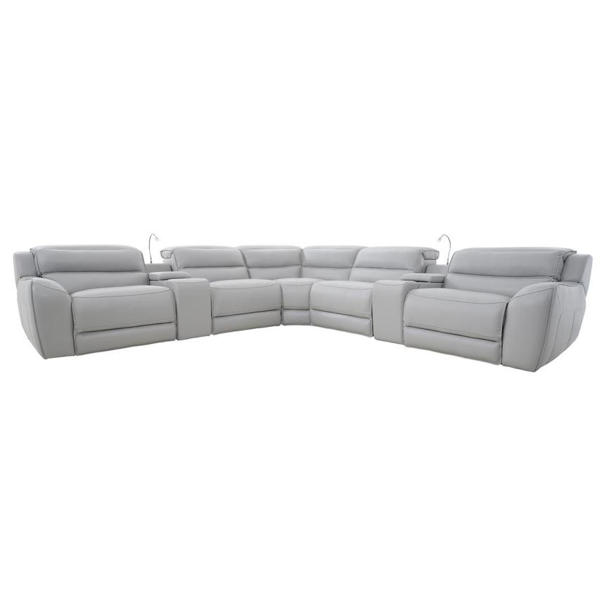 Cosmo II Leather Power Reclining Sectional with 7PCS/3PWR  main image, 1 of 28 images.